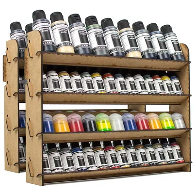 2x Wall Paint Rack