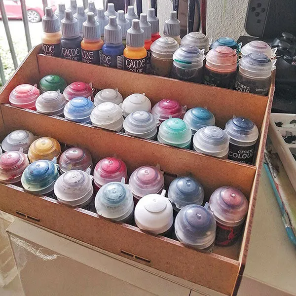 Organizador de madera para pinturas Citadel