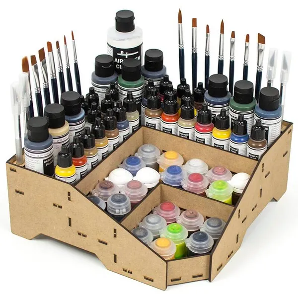 Tamiya paint bottles organizer