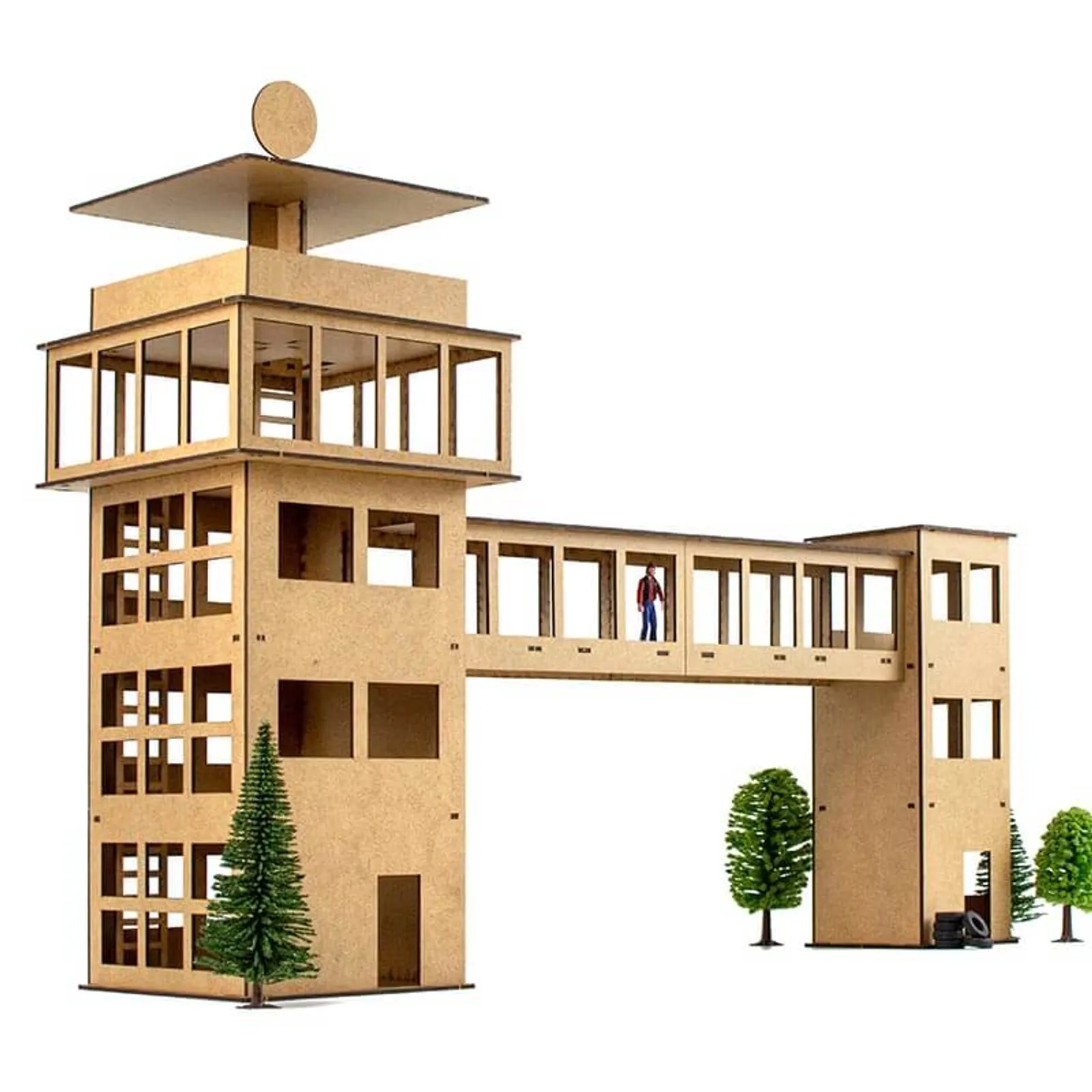 Pista de slot car con escenografía PROSCALE